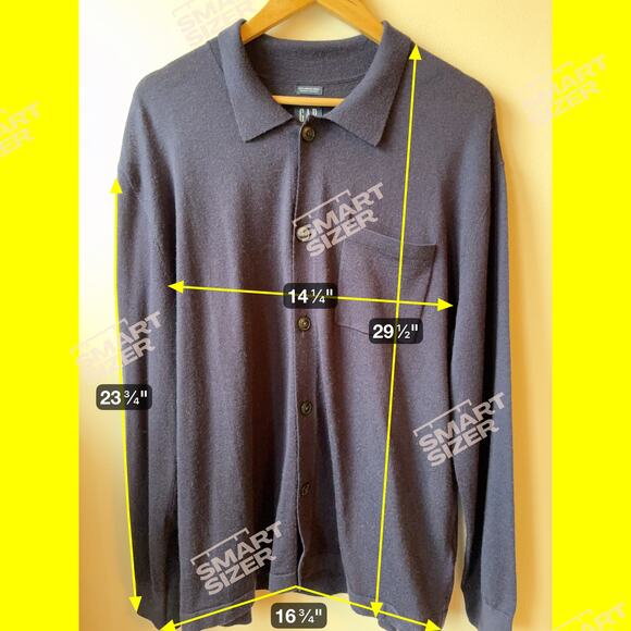 Gap Merino Wool Button Up Sweater Men’s size Large - Picture 6 of 6